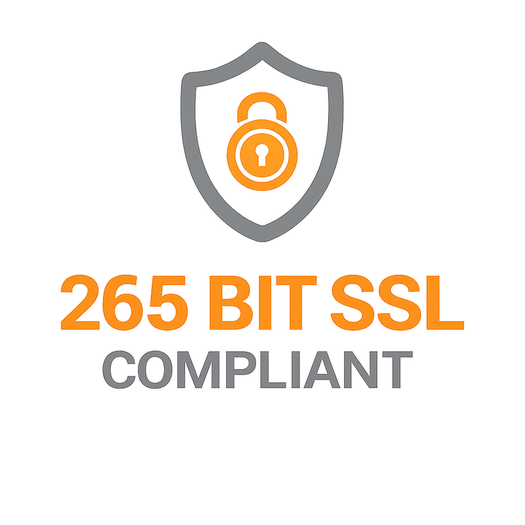 256-bit SSL Compliant